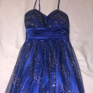 Blue semi formal dress